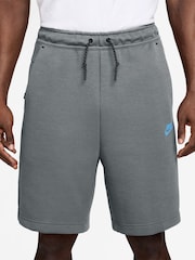 Nike Smokey Blue Tech Fleece Shorts - Image 1 of 4