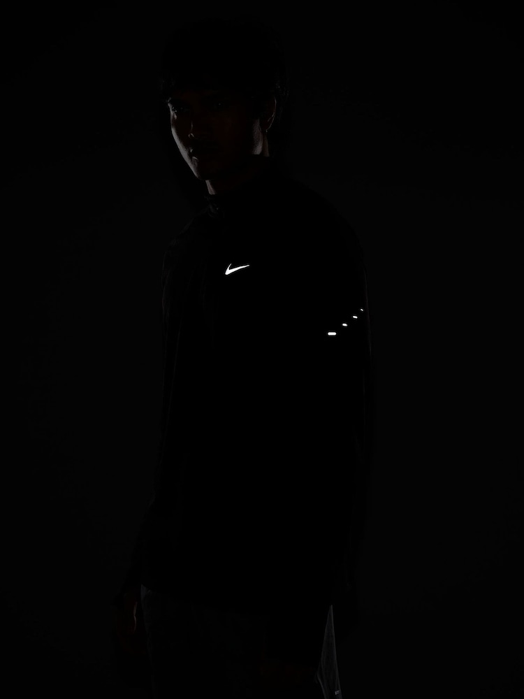 Nike Black Stride Aero-FIT Half Zip Running Top - Image 4 of 4