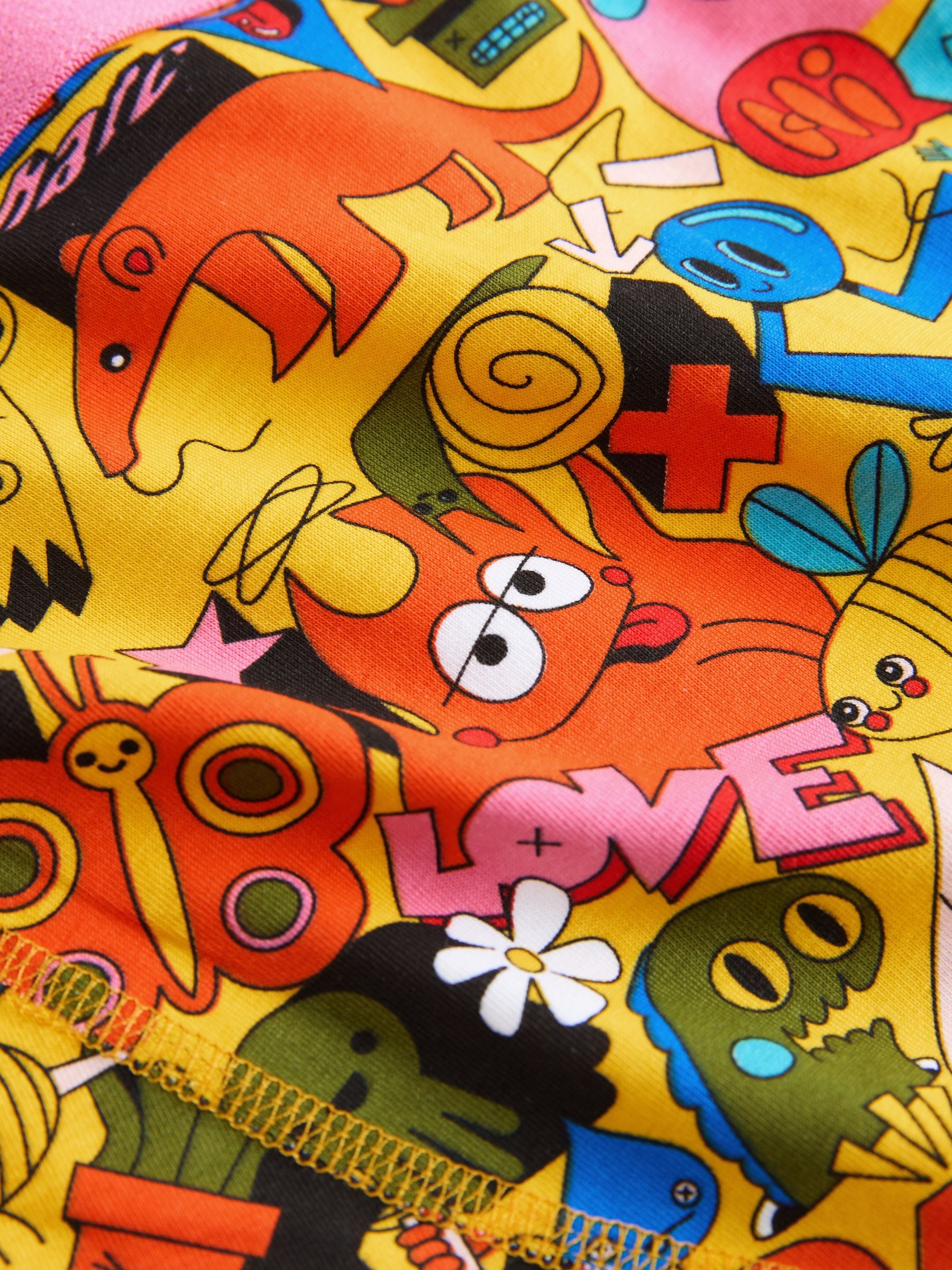 Buy Orange Wotto Monster Seminal 5 Pack Hipster Boxers from the