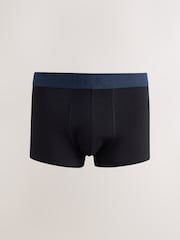 Black Rich Colour Waistband Hipster Cotton Rich Boxers 5 Pack - Image 5 of 9