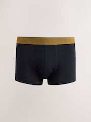 Black Rich Colour Waistband Hipster Cotton Rich Boxers 5 Pack - Image 6 of 9