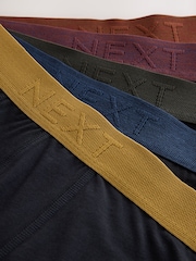 Black Rich Colour Waistband Hipster Cotton Rich Boxers 5 Pack - Image 8 of 9