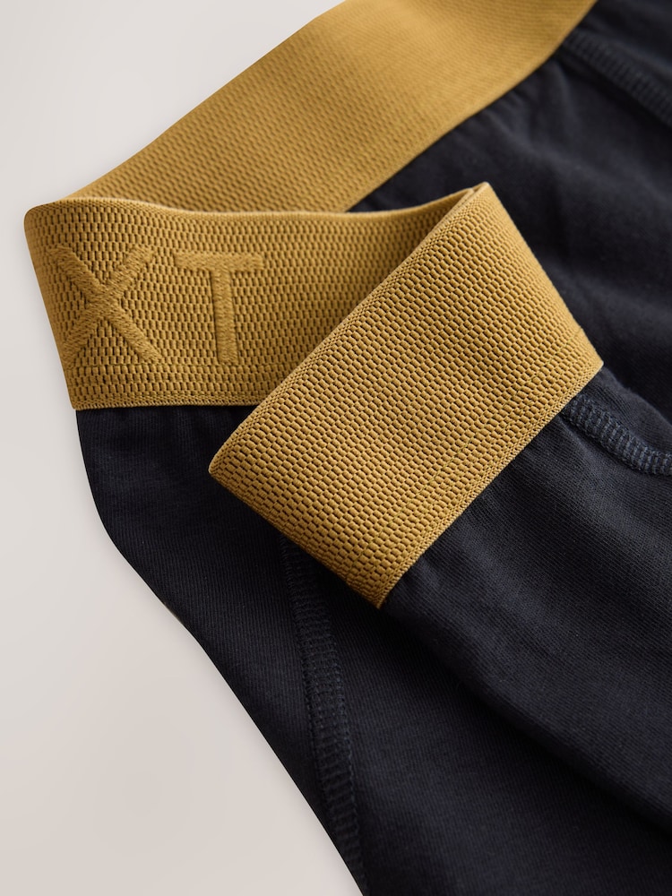 Black Rich Colour Waistband Hipster Cotton Rich Boxers 5 Pack - Image 9 of 9 Black Rich Colour Waistband Hipster Cotton Rich Boxers 5 Pack - Image 9 of 9