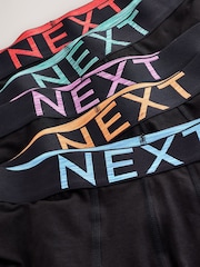 Crni melan infil pojas - Hipster Boxers 5 paket - Slika 8 od 9