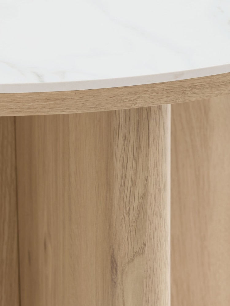 Light Natural Hayford Oak Effect Ceramic Top Coffee Table - Image 7 of 7 Light Natural Hayford Oak Effect Ceramic Top Coffee Table - Image 7 of 7