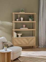 Light Natural Hayford Oak Effect Ceramic Top Shelf - Image 7 of 11