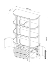 Mid Natural Collection Alderley Luxe Shelf - Image 4 of 13