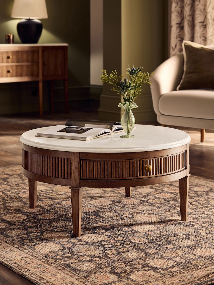 Mid Natural Collection Luxe Alderley Coffee Table - Image 1 of 11 Mid Natural Collection Luxe Alderley Coffee Table - Image 1 of 11