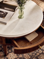 Mid Natural Collection Luxe Alderley Coffee Table - Image 5 of 11