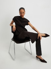 River Island Brown Interlock Trousers - Image 4 of 4