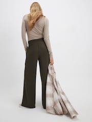 River Island Green Tailored Interlock Trousers - Image 3 of 4