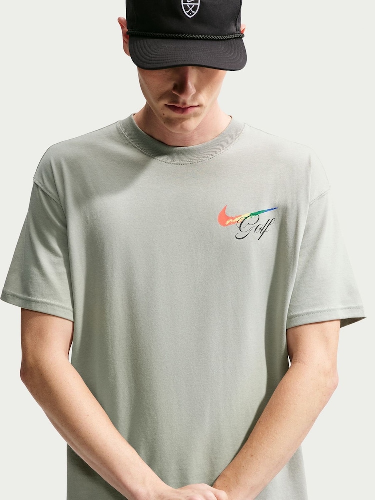 Nike Green Golf Back Graphic T-Shirt - Image 5 of 5