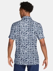 Nike Blue Par Dri-FIT Golf Polo Shirt - Image 2 of 3