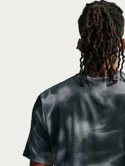 Nike Black Dri-FIT Miler Printed Running T-Shirt - Image 5 of 5