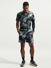 Nike Black Miler Dri-FIT 7 Inch Brief Lined Running Shorts - Image 1 of 6