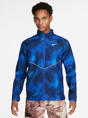 Nike Midnight Navy Miler UV Repel Running Jacket - Image 1 of 3