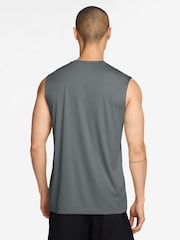 Nike Smokey Blue Dri-FIT Sleeveless Training Tank Top - Image 2 of 5