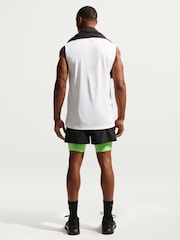 Nike White Dri-FIT Sleeveless Training Tank Top - Image 3 of 5