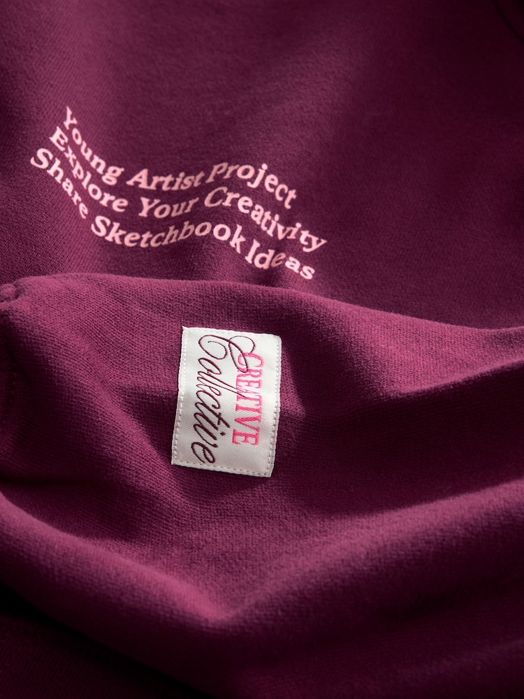 Berry Red Hoodie (3-16yrs) - Image 4 of 4 Berry Red Hoodie (3-16yrs) - Image 4 of 4