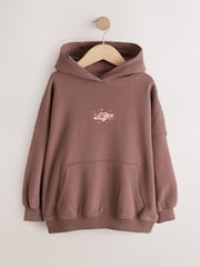 Chocolate Brown Cosmic Hoodie (3-16yrs) - Image 5 of 8