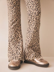 Animal Print Sweatshirt and Flare Leggings Set (3-16yrs) - Image 5 of 5