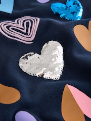 Navy Multi Heart - Conjunto de sudadera y leggings (3-16 años) - Imagen 9 de 9