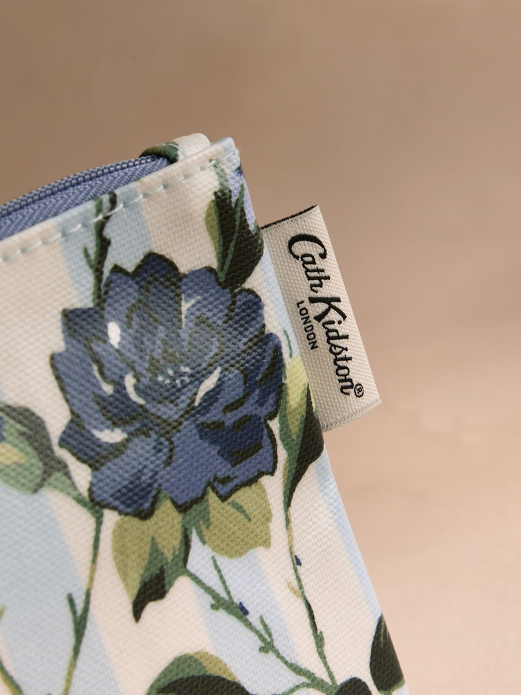 Cath Kidston Blue Floral Stripe Coin Purse - Image 2 of 3