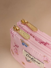 Cath Kidston Pink Ballet Print Double Zip Purse - Image 2 of 3