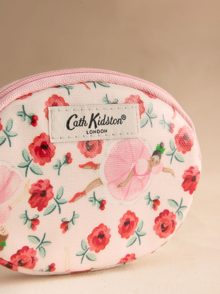 Cath Kidston Ecru Floral Dancer Print Coin Purse - Image 2 of 3 Cath Kidston Ecru Floral Dancer Print Coin Purse - Image 2 of 3