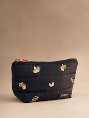 Cath Kidston Black Butterfly Bloom Padded Pouch - Image 1 of 3