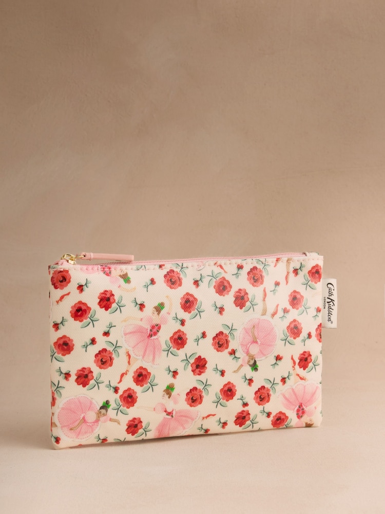 Cath Kidston Ecru Meadow Dancer Zipped Purse - Image 1 of 3 Cath Kidston Ecru Meadow Dancer Zipped Purse - Image 1 of 3