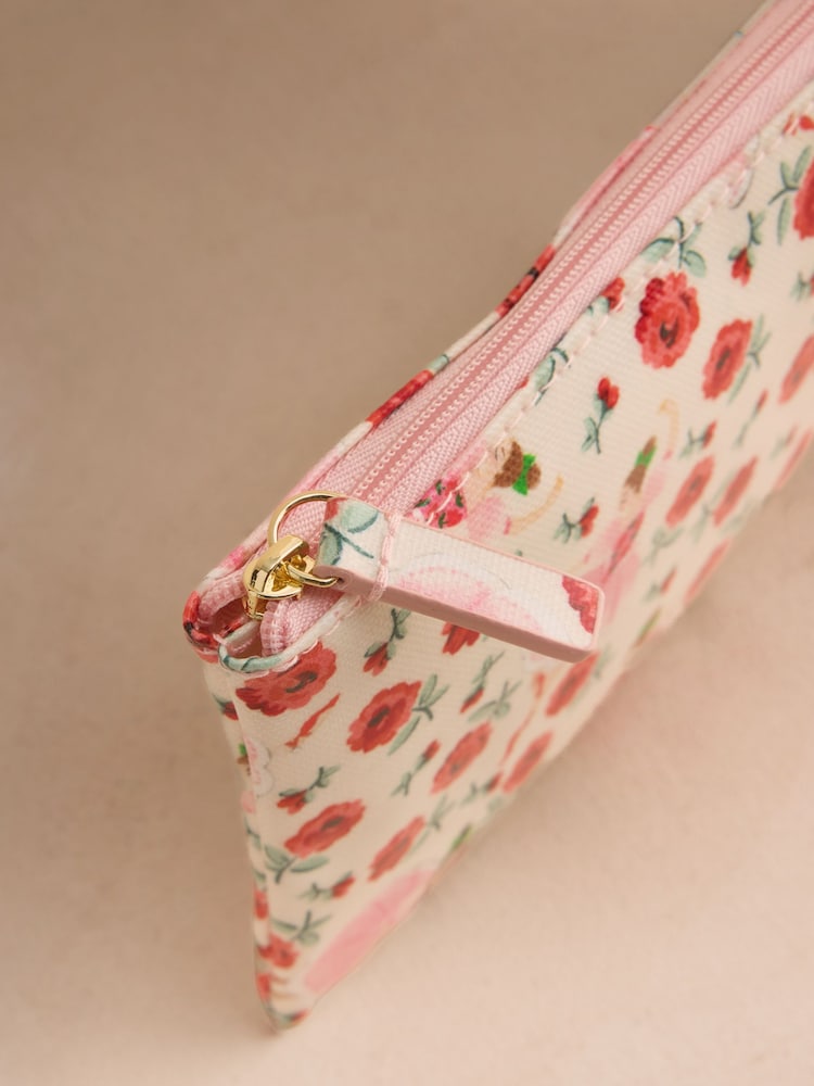 Cath Kidston Ecru Meadow Dancer Zipped Purse - Image 2 of 3 Cath Kidston Ecru Meadow Dancer Zipped Purse - Image 2 of 3