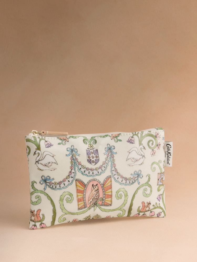 Cath Kidston Ecru Fable Print Zipped Purse - Image 1 of 3