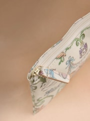 Cath Kidston Ecru Fable Print Zipped Purse - Image 2 of 3