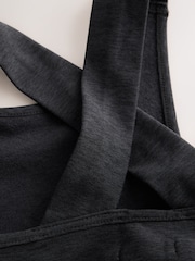 Black Sports Crop Top (5-16yrs) - Image 7 of 7