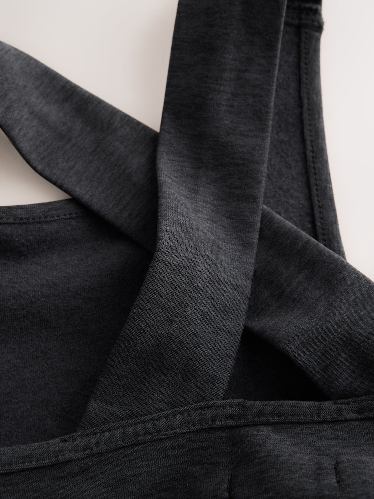 Black Sports Crop Top (5-16yrs) - Image 7 of 7