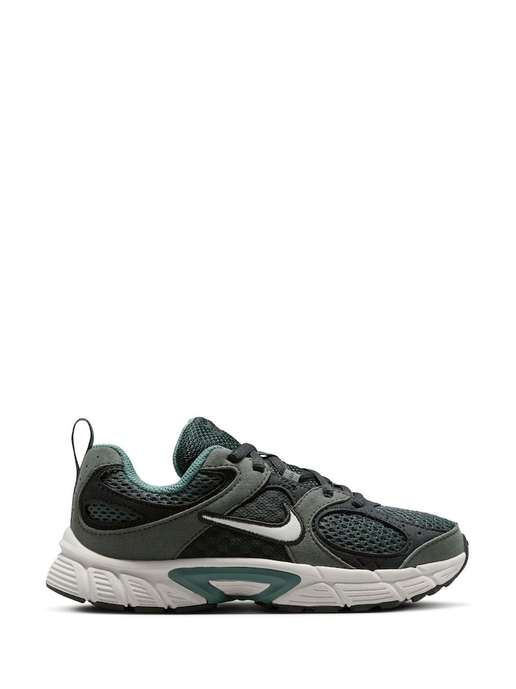 Nike Black/Spruce Green Junior V5 Runner Trainers - Image 1 of 8 Nike Black/Spruce Green Junior V5 Runner Trainers - Image 1 of 8