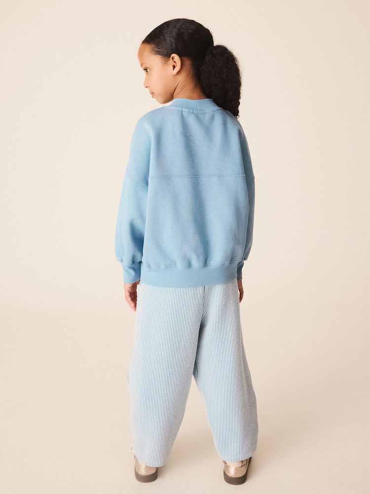 Blue Sweatshirt And Textured Trousers Set (3-16yrs) - Image 2 of 11 Blue Sweatshirt And Textured Trousers Set (3-16yrs) - Image 2 of 11