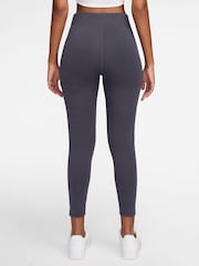 Nike Gridiron Grey Sportswear Classic High-Waisted 7/8 Leggings - Image 2 of 5