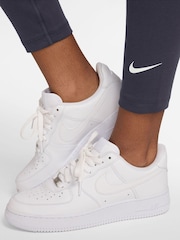 Nike Gridiron Grey Sportswear Classic High-Waisted 7/8 Leggings - Image 3 of 5