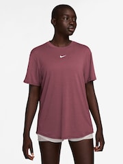 Humo rosa - Camiseta de manga corta Nike One Relaxed Dri-FIT - Imagen 1 de 3