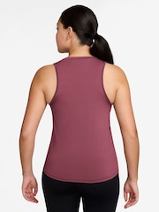 Nike Smoke Pink One Classic Dri-FIT Vest Top - Image 2 of 3