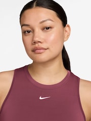 Nike Smoke Pink One Classic Dri-FIT Vest Top - Image 3 of 3
