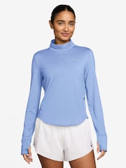 Nike Aluminum Blue Swift Dri-FIT UV 1/4-Zip Sweatshirt - Image 1 of 4