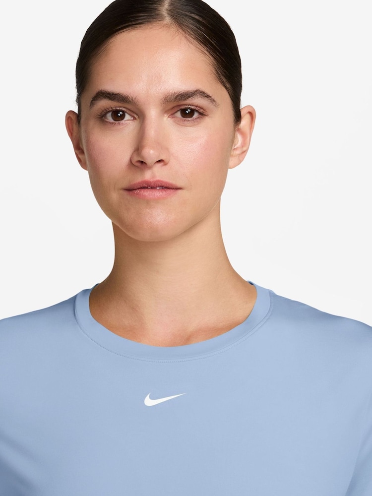 ブルー - Nike One Classic Dri-FIT 半袖 Tシャツ - 画像 3 / 3