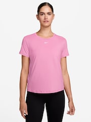 Nike Pink Rise One Classic Dri-FIT Short Sleeve T-Shirt - Image 1 of 3
