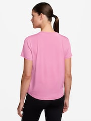 Nike Pink Rise One Classic Dri-FIT Short Sleeve T-Shirt - Image 2 of 3