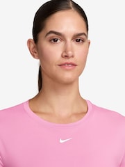 Nike Pink Rise One Classic Dri-FIT Short Sleeve T-Shirt - Image 3 of 3
