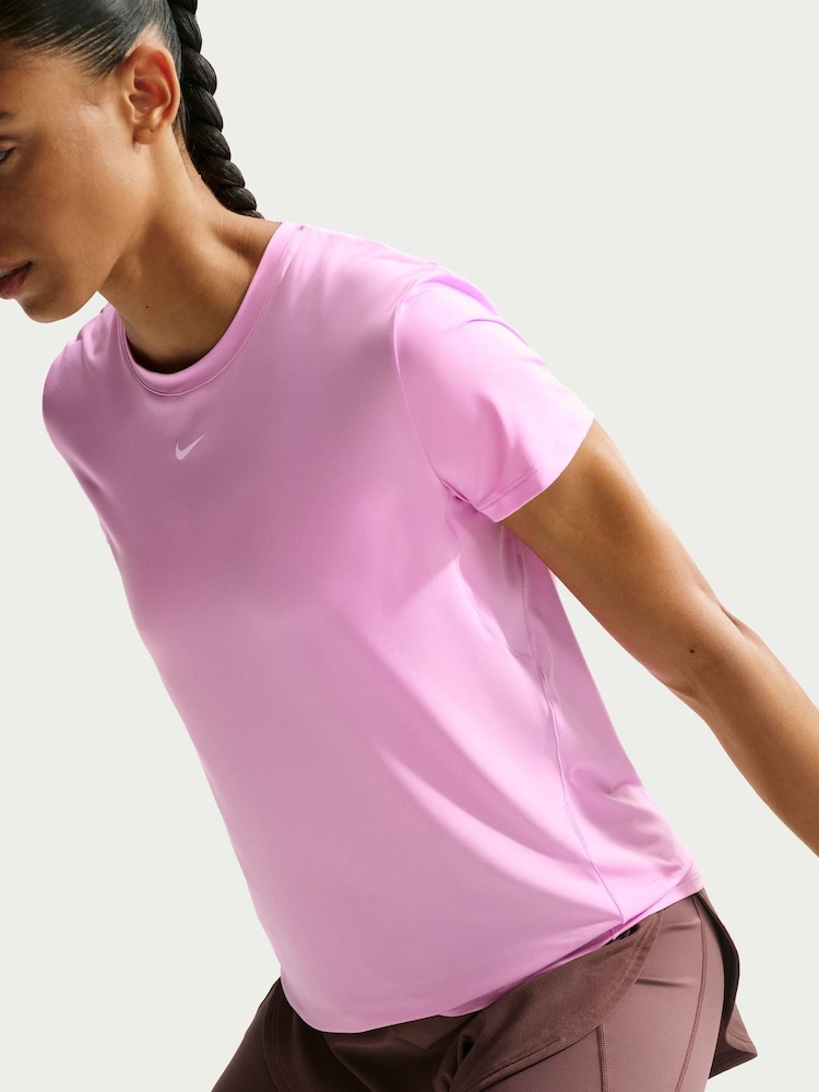 Nike Pink Rise One Classic Dri-FIT Short Sleeve T-Shirt - Image 5 of 5