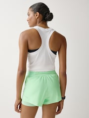 Nike Illusion Green Swift Dri-FIT Mid Rise 2-in-1 Running Shorts - Image 4 of 5